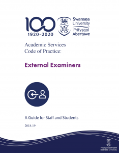 Code of Practice: External Examiners